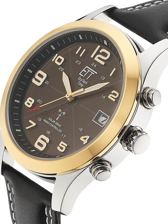 Produktbild ETT EGS-11487-22L Solar Drive Funkuhr Gobi Herrenuhr 41mm 5ATM (Funkuhr, 41 mm)