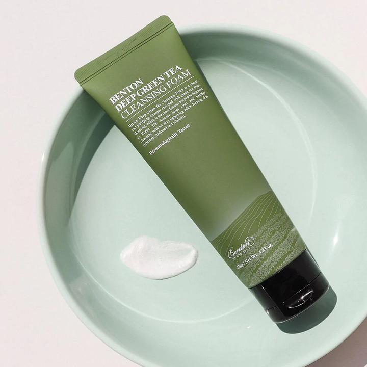 Produktbild Benton deep green tea cleansing foam (Schaum, 120 ml)
