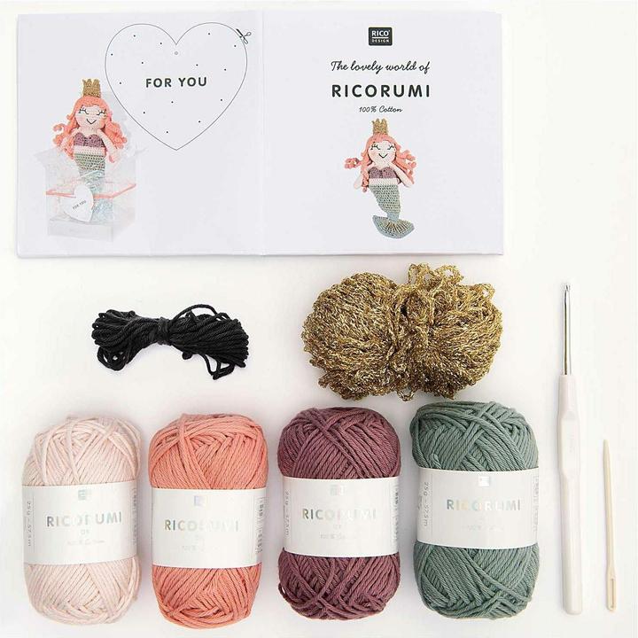 Produktbild Rico Design Häkelset Creative Ricorumi Meerjungfrau