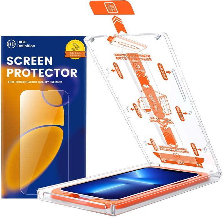 Produktbild PhoneLook Vollständig schützendes Glas mit automatischem Montagesystem gegen Blasen und Staub 3D (1 Stück, Apple iPhone 12 Pro Max)