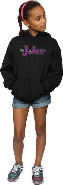Actual product image Girls The Joker Crackle Logo Hoodie (116)