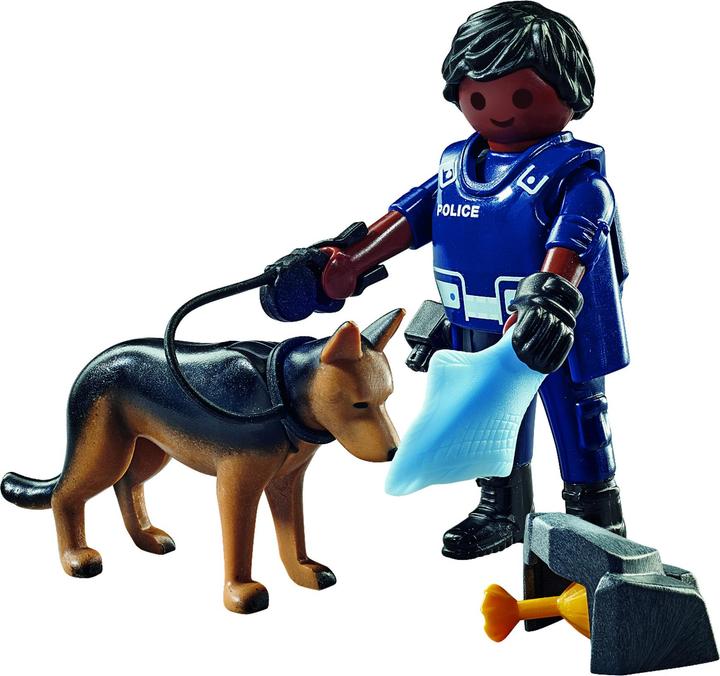Produktbild Playmobil Polizist mit Spürhund (71162, Playmobil Special Plus)