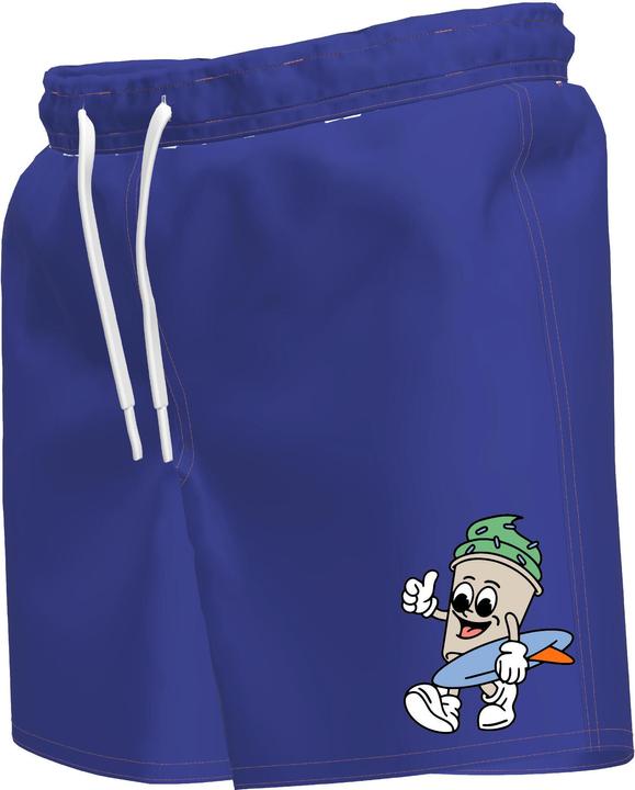 Produktbild Olaian Boardshorts Kinder 100 Strukturstoff blau (6, 7, 8)