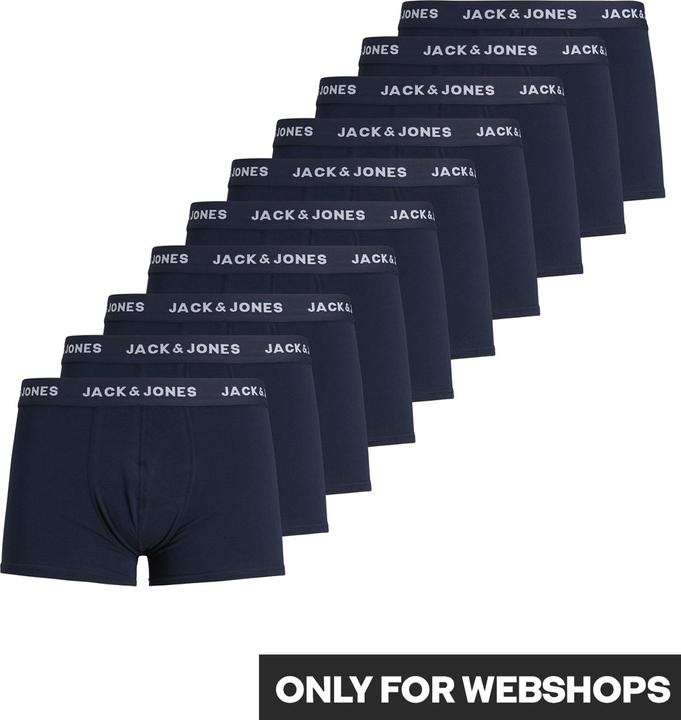 Actual product image Jack & Jones 10 Pack Plain Boxer Shorts (XL, pack of 10)