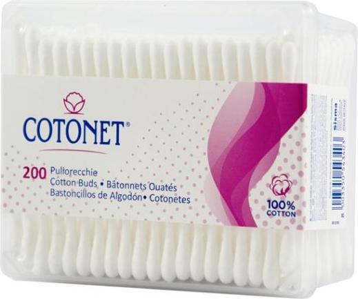 Image du produit Cotonet Coton-tiges boîte d'angle 200 transparent