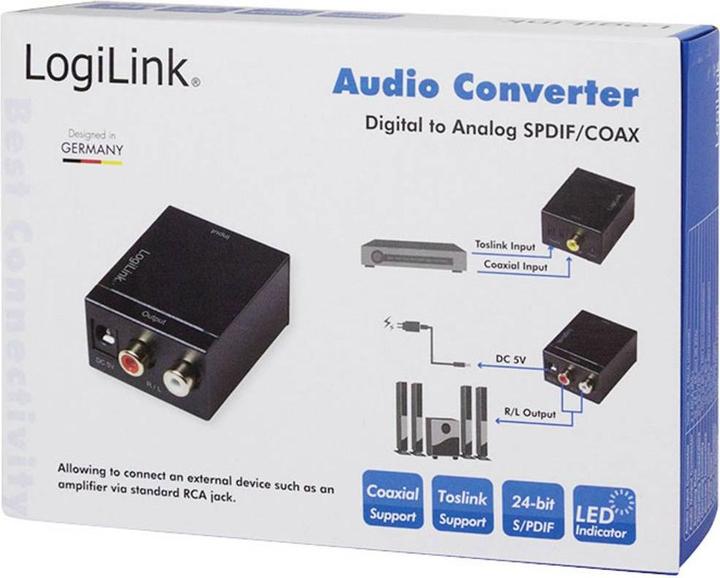 Image du produit LogiLink Convertisseur audio (Numérique -> Analogique)