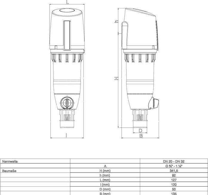 Produktbild Sasserath Rückspülfilter DRUFI 2315 FR