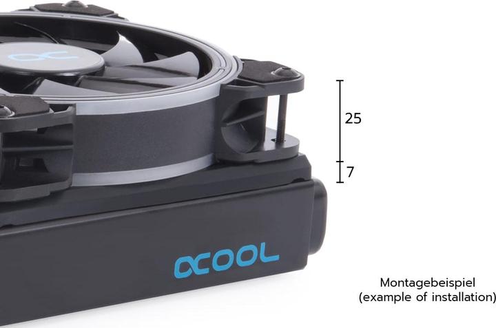 Produktbild Alphacool Alphac Shroud & Entkopplung 120mm 7mm 1020193
