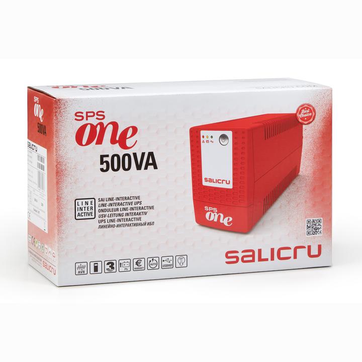 Image du produit Salicru SPS ONE Line-interactive UPS de 500 à 2000 VA (500 VA, 240 W, Line-interactive Onduleur)