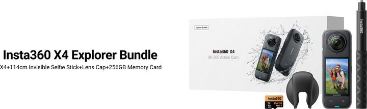 Actual product image Insta360 X4 Explorer Bundle (30p, Bluetooth, Wi-Fi)