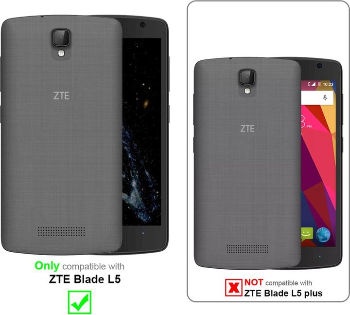 Productafbeelding Cadorabo Boek Onzichtbare Magneethoes (ZTE Blade L5)