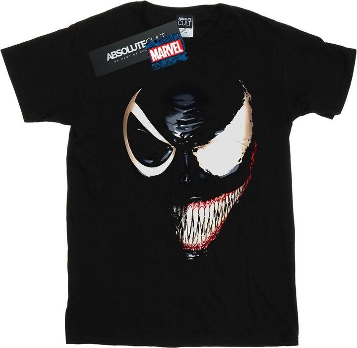 Actual product image Womens/Ladies Venom Split Face Cotton Boyfriend T-Shirt (M)