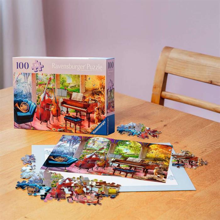 Immagine prodotto Ravensburger Puzzle 12001366 - Stagioni musicali - Puzzle per anziani e senior (100 pezzi)