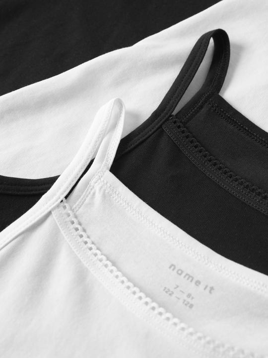 Produktbild Name it Nkfstrap Top 4p Black White Solid Noos (98)