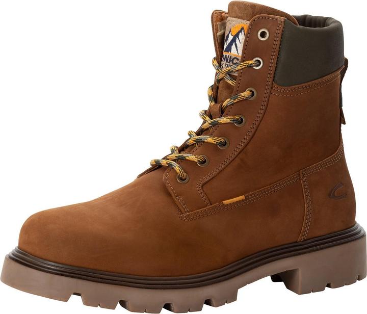 Camel Active Hoher Schnürboot aus hochwertigem Leder (40)