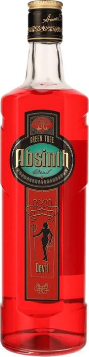 Image du produit Green Tree Absinthe Red Devil (70 %, République tchèque, Absinthe)