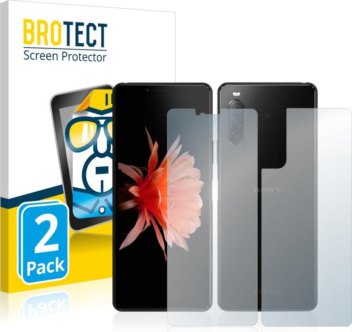 Produktbild BROTECT Schutzfolie Displayschutz Klar (2 Stück, Sony Xperia 10 II)