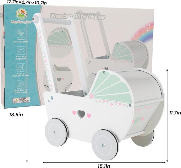 Image du produit Woodenfun Chariot de marche
