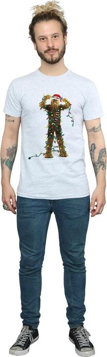 Produktbild Star Wars Chewbacca Christmas Lights TShirt (XL)