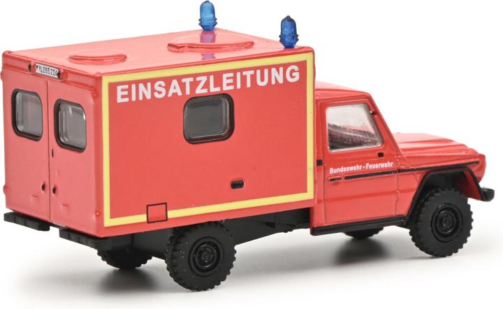 Actual product image Schuco MB G Fire brigade red 1:87