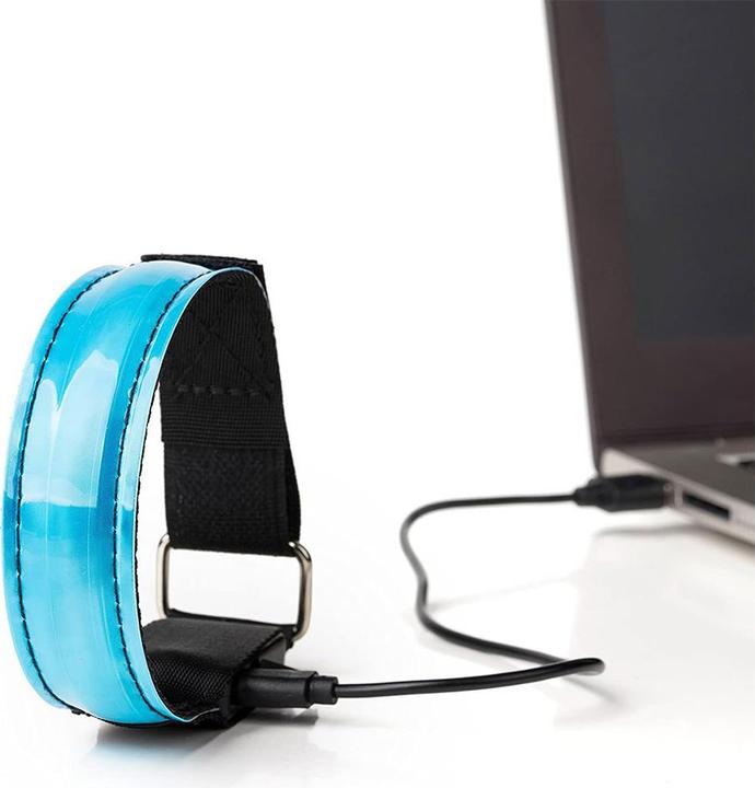 Immagine prodotto Stride Aufladbares USB Leuchtarmband für Kinder / Erwachsene zum Sport