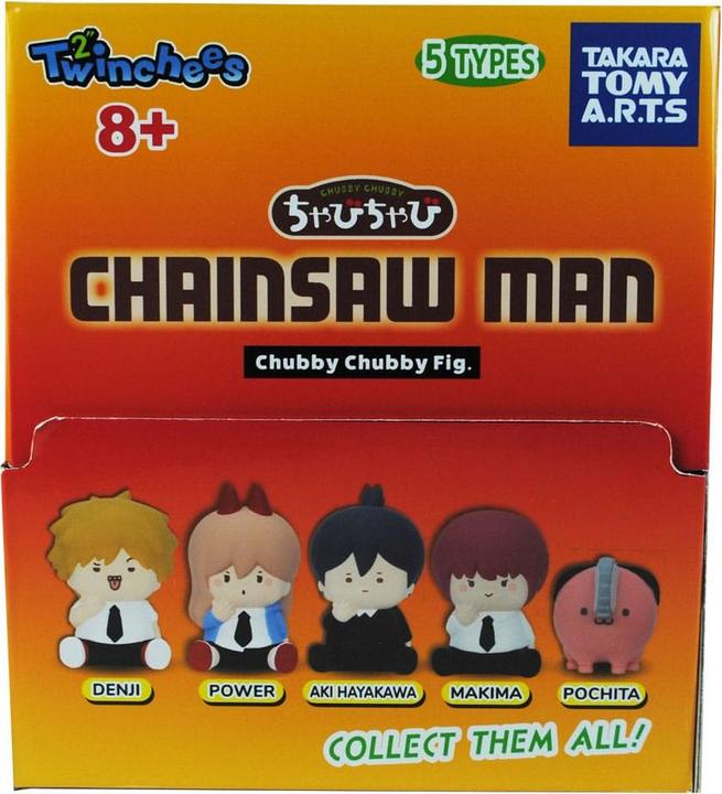 Produktbild Takara Tomy Chainsaw Man Twinchees Minifiguren Chubby Chubby 5 cm Display (24)