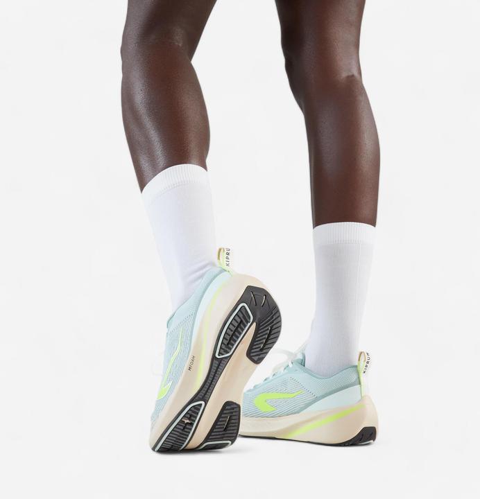 Actual product image Kiprun Laufschuhe Damen - Cushion 500 grün (41)