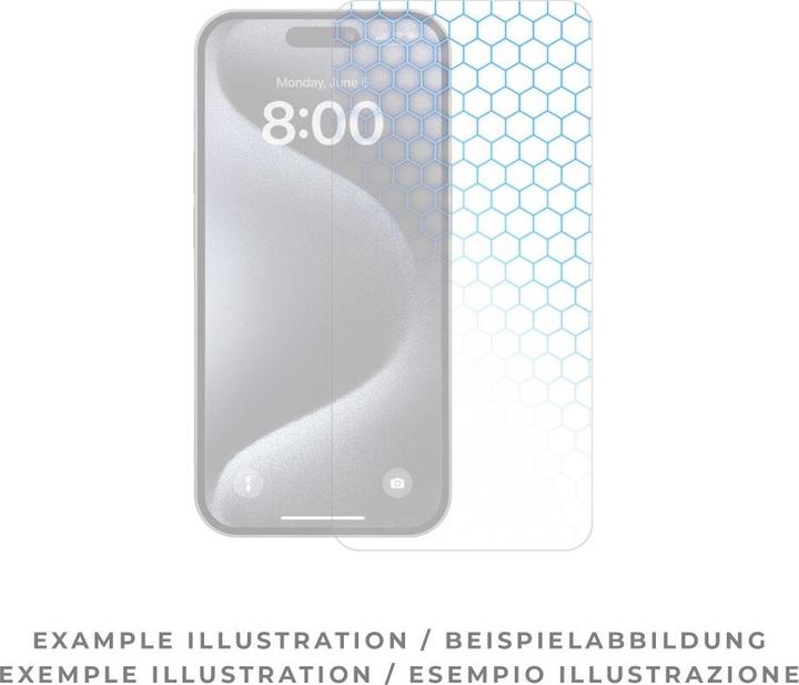 Actual product image prio Anti-Scratch Tempered Glass for iPhone 16 Pro Max (6.9 inch) clear (1 Piece, Apple iPhone 15 Pro)