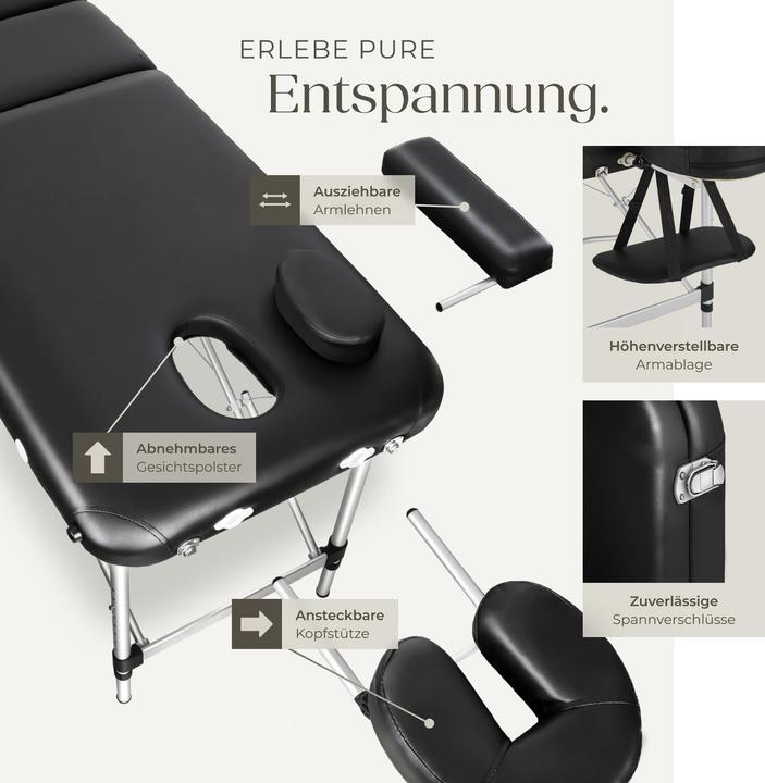 Produktbild tectake 2 Zonen Massageliege