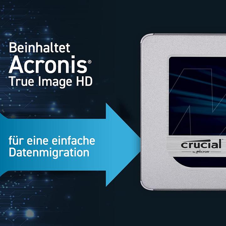 Produktbild Crucial Mx500 (1000 GB, 2.5")
