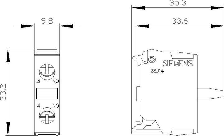 Immagine prodotto Siemens Modulo di contatto con 1 elemento di contatto