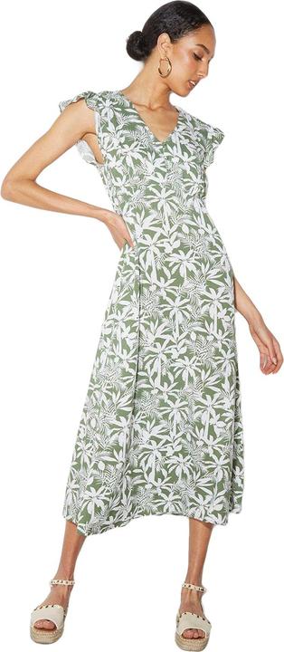 Produktbild Dorothy Perkins Safari Midikleid Knopfdetail Rüschen (42 D)