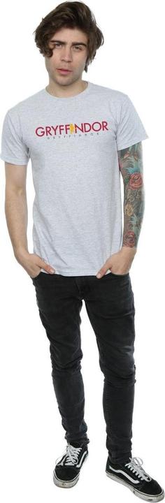 Actual product image Mens Gryffindor Text T-Shirt (S)