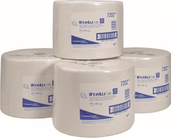 Immagine prodotto Wypall Salvietta L-10 EXTRA + rotolo grande, in materiale Airflex, 1000 panni, 1 strato (1 x)