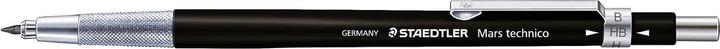 Staedtler Clutch pencil Mars technico 780 C black for 2 mm leads with clip and pusher (2 mm, HB, 1 x)