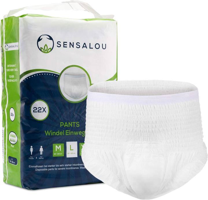 Immagine prodotto Sensalou Pannolini per adulti Pantaloni per incontinenza (22 x, XL)