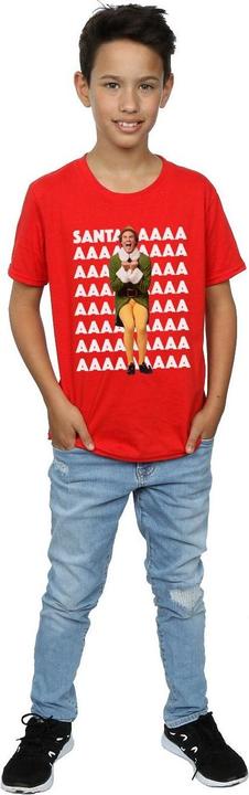 Actual product image Elf Boys Buddy Santa Scream T-Shirt (152, 158)