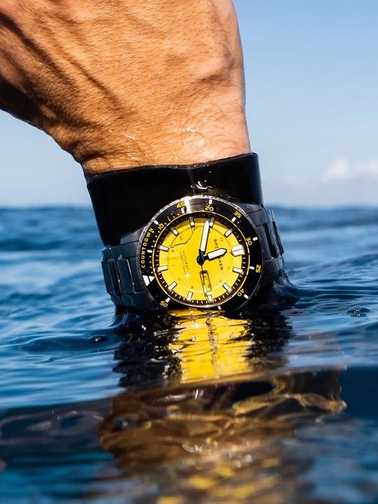 Actual product image Spinnaker SP-5099-33 Men's watch Hass Automatic Diver 43mm 30ATM (Diving watch, Rotating bezel left, 43 mm)