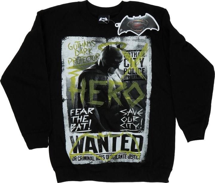 Produktbild Batman v Superman Wanted Poster Sweatshirt (S)