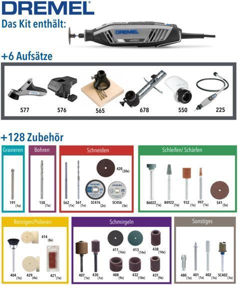 Immagine prodotto Dremel 4250 128tlg.+ Zubehör