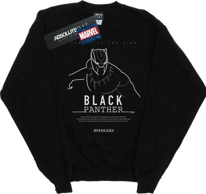Immagine prodotto Black Panther Long Live The King Felpa Uomo (M)