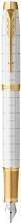 Actual product image Parker Fountain pen IM Premium Pearl G.C. F (Gold, White, 1 x)