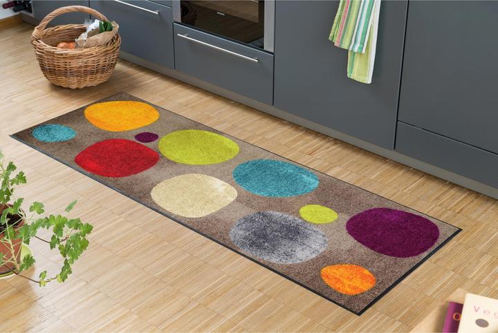 Image du produit Salonloewe Tapis de propreté et de bain Broken Dots (60 x 180 cm)