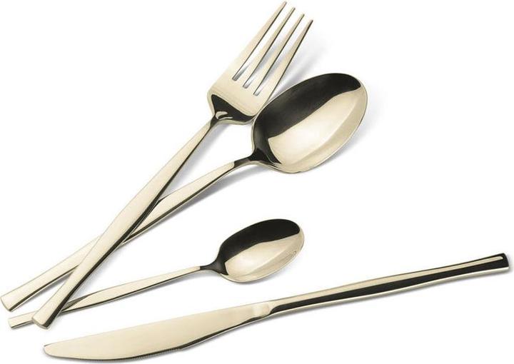 BerlingerHaus Haus 24-teiliges Besteck-Set champagne Leonardo Collection (24 pièce(s), Set de couverts)