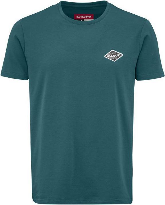 Produktbild CCM OUTDOOR SS TEE A YT GALACTIC TEAL XL (5251116) (XL)