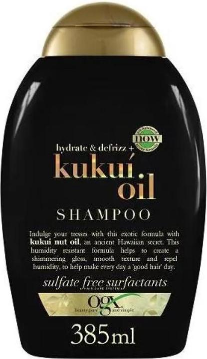 Ogx Moisturizing shampoo against creepy kukui oil 385 ml (385 ml, Flüssiges Shampoo)