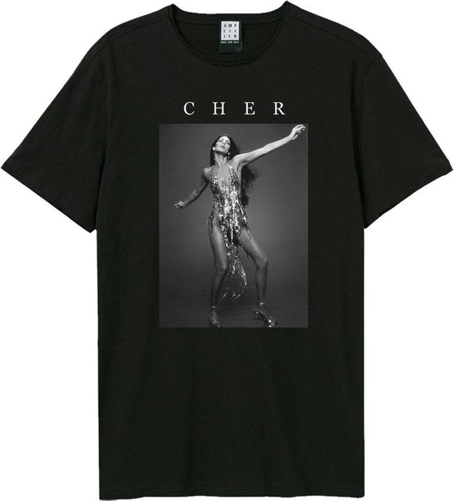 Immagine prodotto Amplified 60s Portrait Maglietta Cher Adulto Unisex (S)