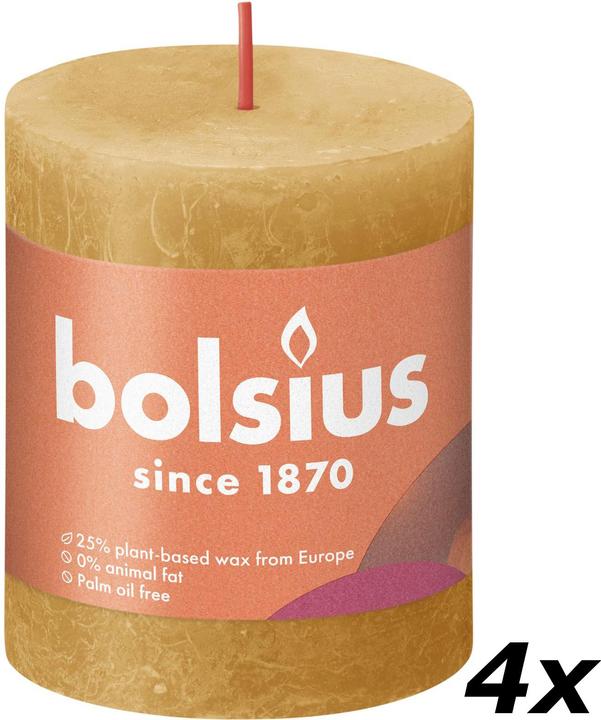 Immagine prodotto Bolsius Set di 4 candele a colonna (4 pz.)