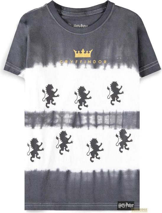 Actual product image Harry Potter: Wizards Unite Griffindor Girls Tie Dye Short Sleeved Tshirt (158)