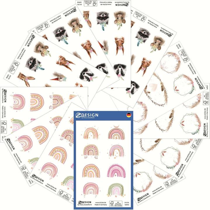 Actual product image Avery Assortment stickers